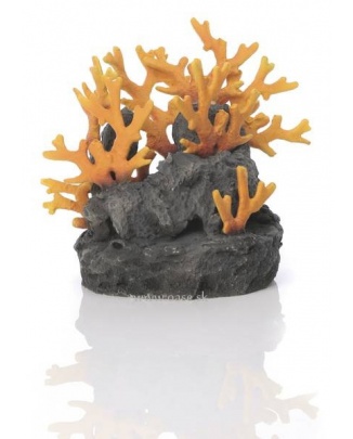 Oase biOrb Lava rock with fire coral ornament